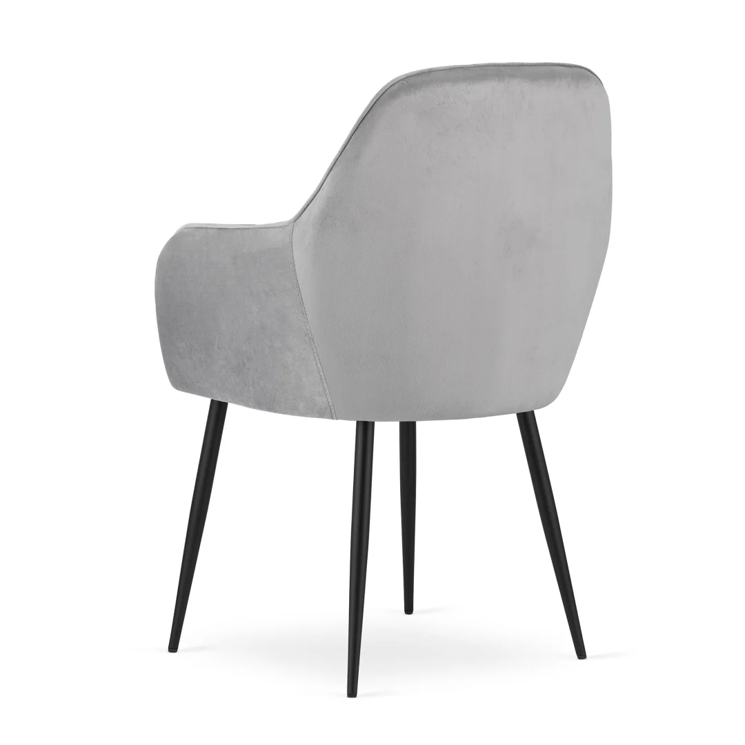 Stolica Lugo Velvet Grey 3