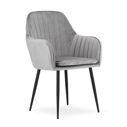 Stolica Lugo Velvet Grey