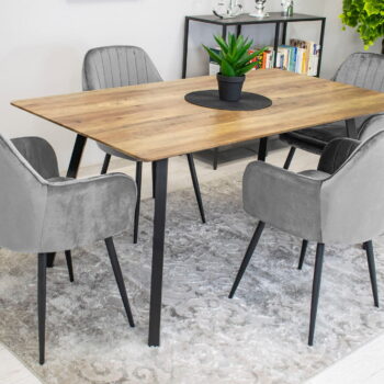 Stolica Lugo Velvet Grey 6