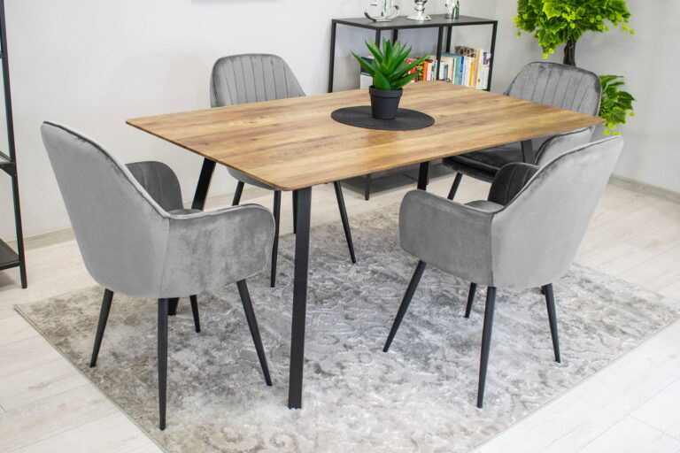 Stolica Lugo Velvet Grey 6