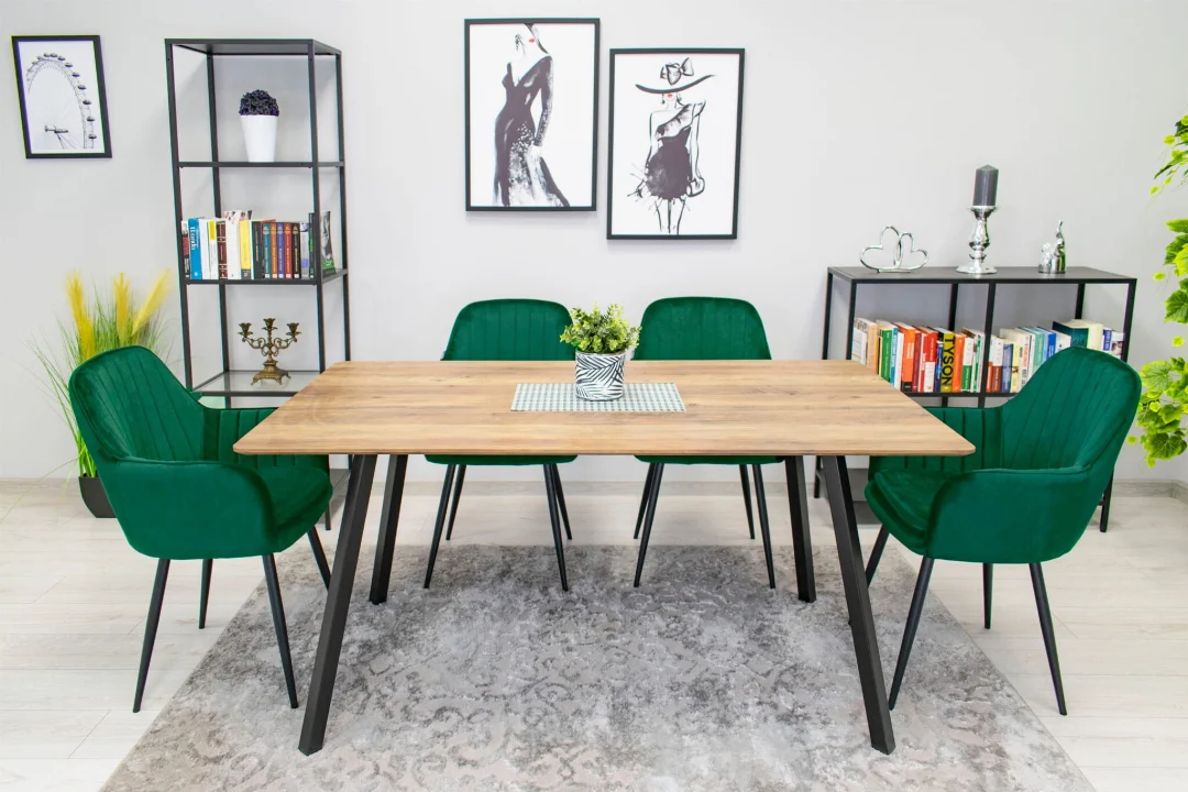 Stolica Lugo Velvet Mint 6
