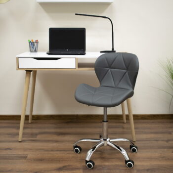 Uredska Stolica Outlet Avola Graphite Leather 5