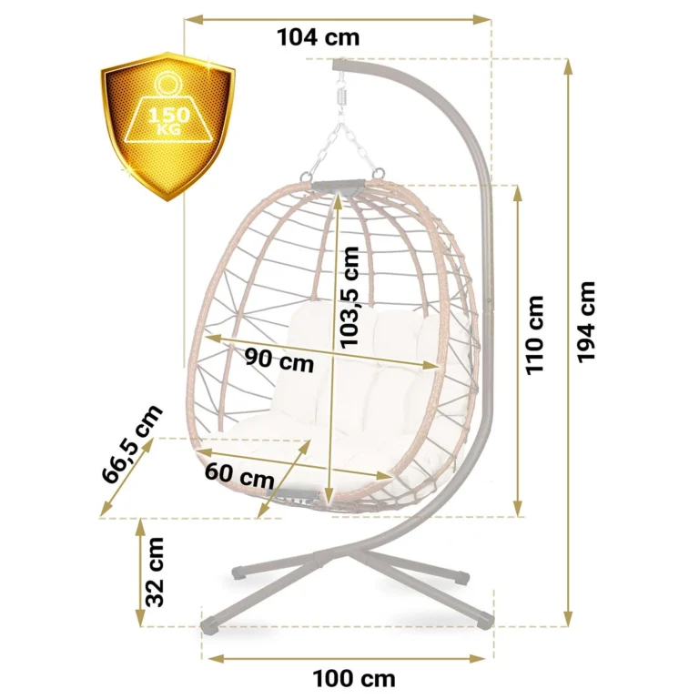 Viseća Fotelja Cocoon Premium Tihuana 4