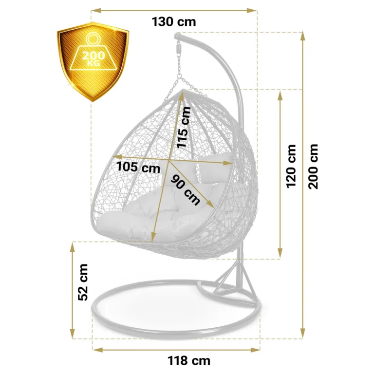 Viseća Fotelja Cocoon Toscana Mat 9