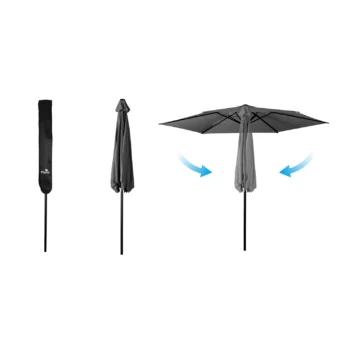 Vrtni Suncobran Basic Grey Plonos 6