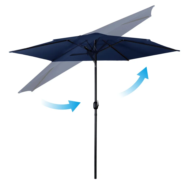 Vrtni Suncobran Basic Navy Plonos 8