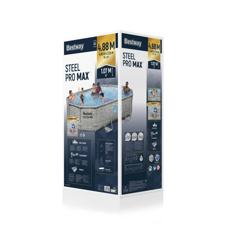 Bazen S Okvirom 427x250x100 Cm Bestway 56946 8