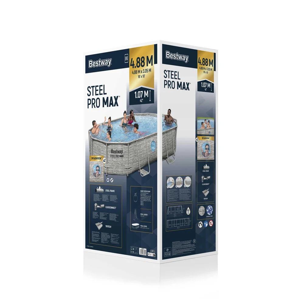 Bazen S Okvirom 427x250x100 Cm Bestway 56946 8