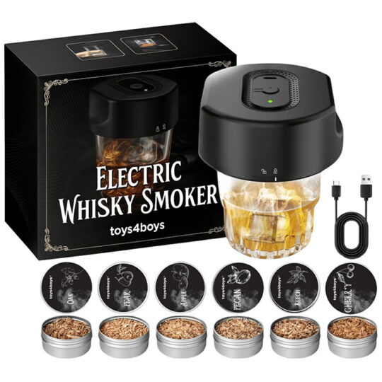 Električni Premium Set Za Dimljenje Viskija – Whisky Smoker
