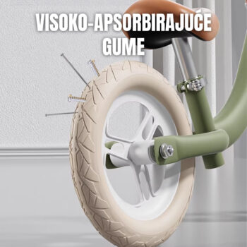 Personalizirana Bicikl Guralica Balancino Mint 2