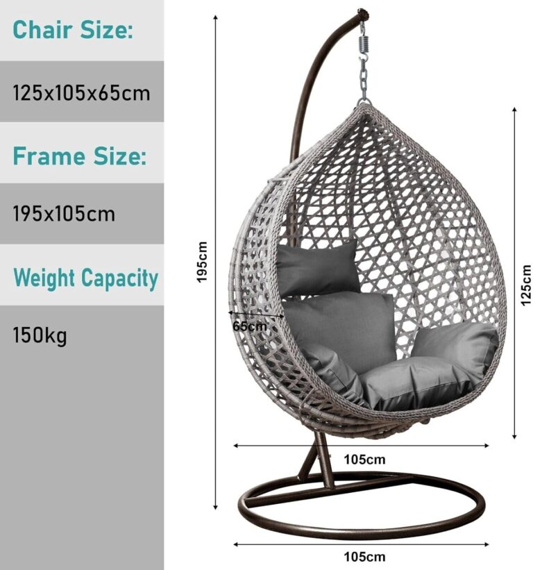 Viseća Fotelja Cocoon Archipelago Grey 4