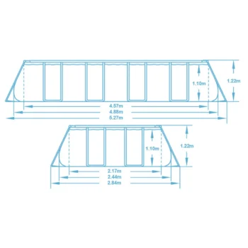 Vrtni Bazen S Okvirom 488 X 244 X 122 Cm 11 U 1 Bestway 56671n 6