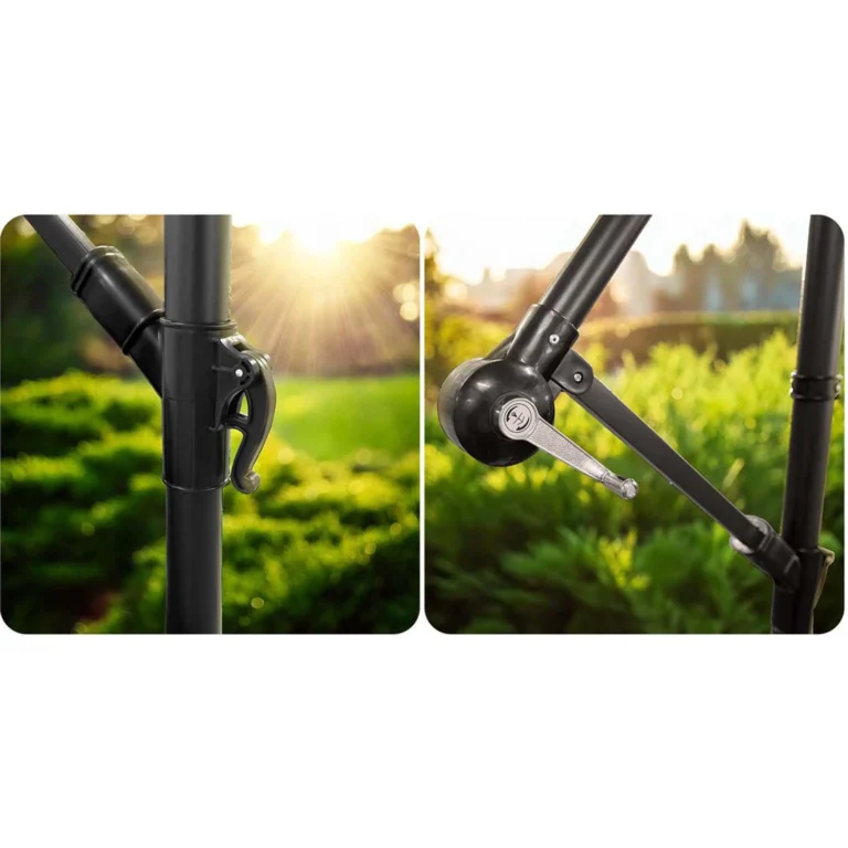 Vrtni Suncobran 6 Segmenata 350 Cm S Navlakom Plonos Pl 881 Grey 7