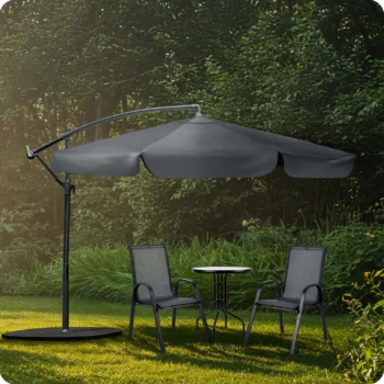 Vrtni Suncobran 6 Segmenata 350 Cm S Navlakom Plonos Pl 881 Grey 8