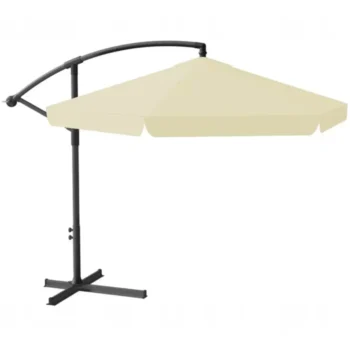 Vrtni Suncobran S Rasvjetom 300cm Beige 5