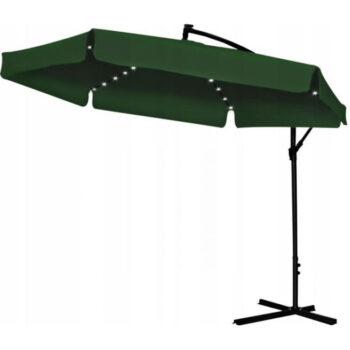 Vrtni Suncobran S Rasvjetom 300cm Green 2