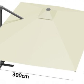 Vrtni Suncobran S Rasvjetom Roma 3x4 Beige 3
