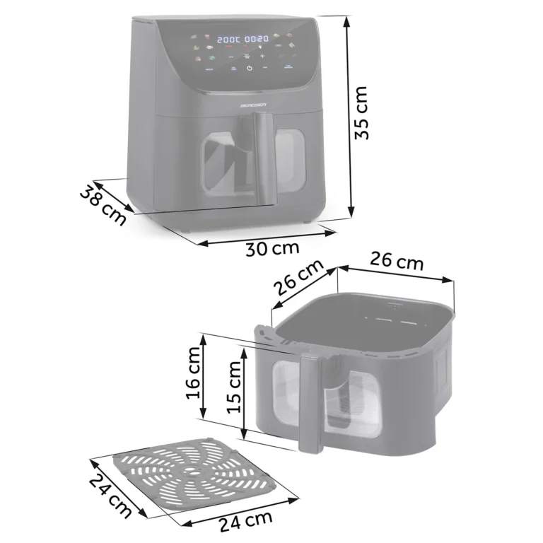 Air Fryer Berdsen Bd 660 Crna 2