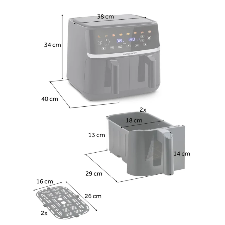 Air Fryer Na Vrući Zrak Berdsen Bd 657 Xxl 12