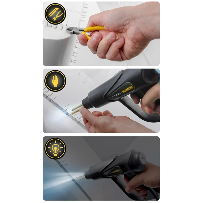 Aparat Za Zavarivanje Plastike 70 W + 800 Spajalica Humberg 8