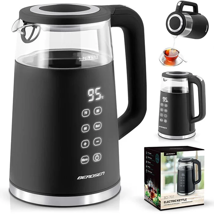 Kuhalo Za Vodu 1,7l Berdsen Bd 707 Crni