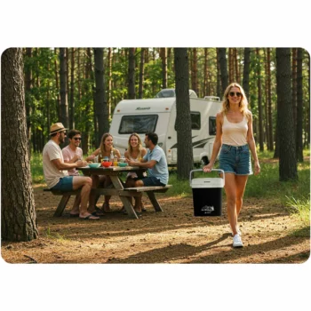 Putni Kompresorski Hladnjak 26l Berdsen Icemax Black 8