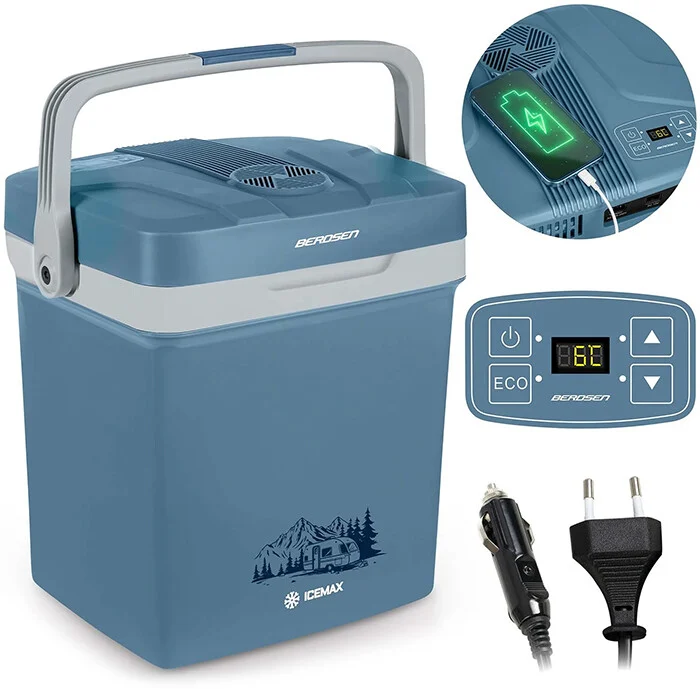 Putni Kompresorski Hladnjak 26l Berdsen Icemax Blue