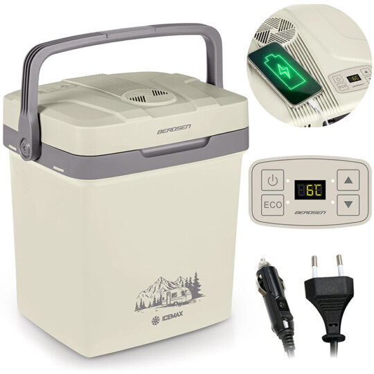 Putni Kompresorski Hladnjak 26l Berdsen Icemax Retro