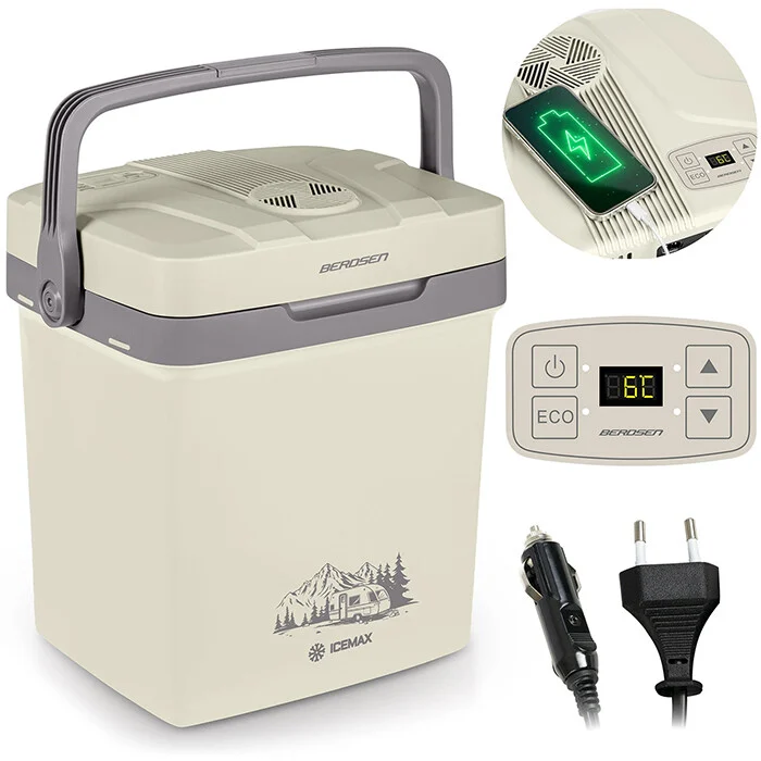 Putni Kompresorski Hladnjak 26l Berdsen Icemax Retro