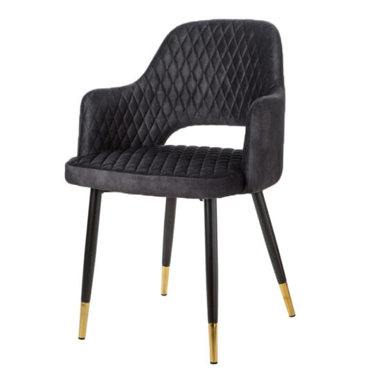 Stolica Borgo Outlet Velvet Dark