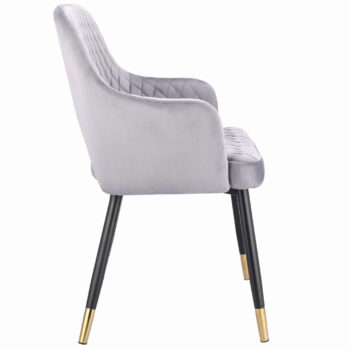 Stolica Borgo Velvet Grey 4