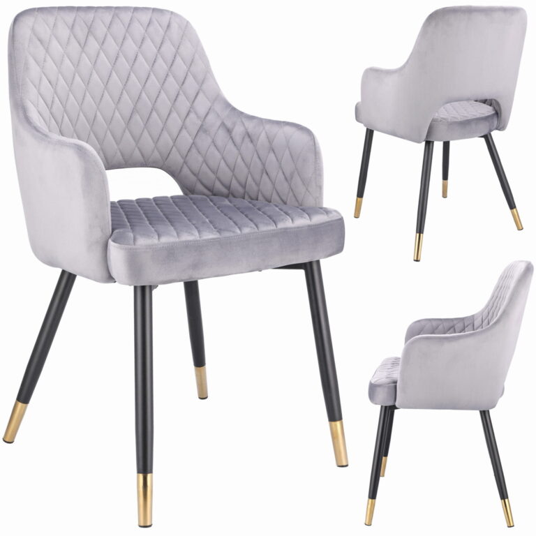 Stolica Borgo Velvet Grey 5
