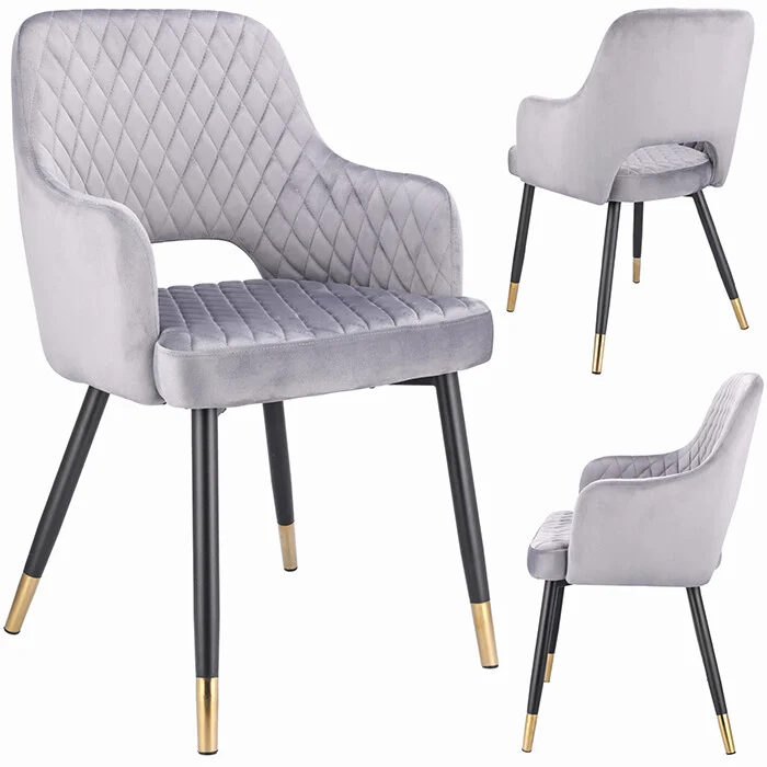 Stolica Borgo Velvet Grey