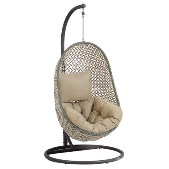 Viseća Fotelja Cira Premium Grey Base