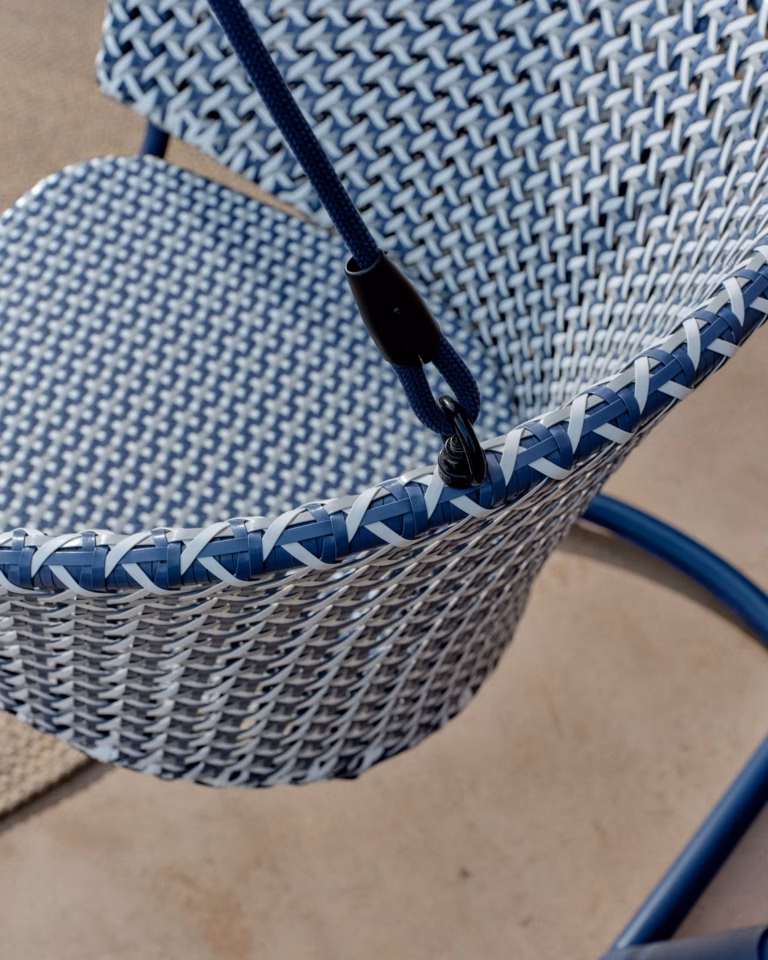 Viseća Fotelja Saliga Premium Velvet Blue 7