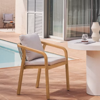 Vrtna Stolica Malaret Beige Kave Home 1