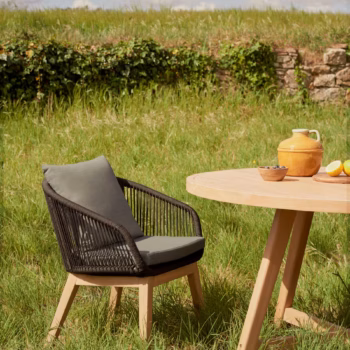 Vrtna Stolica Portalo Dark Kave Home 1