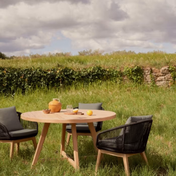 Vrtna Stolica Portalo Dark Kave Home 3