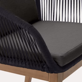 Vrtna Stolica Portalo Dark Kave Home 4