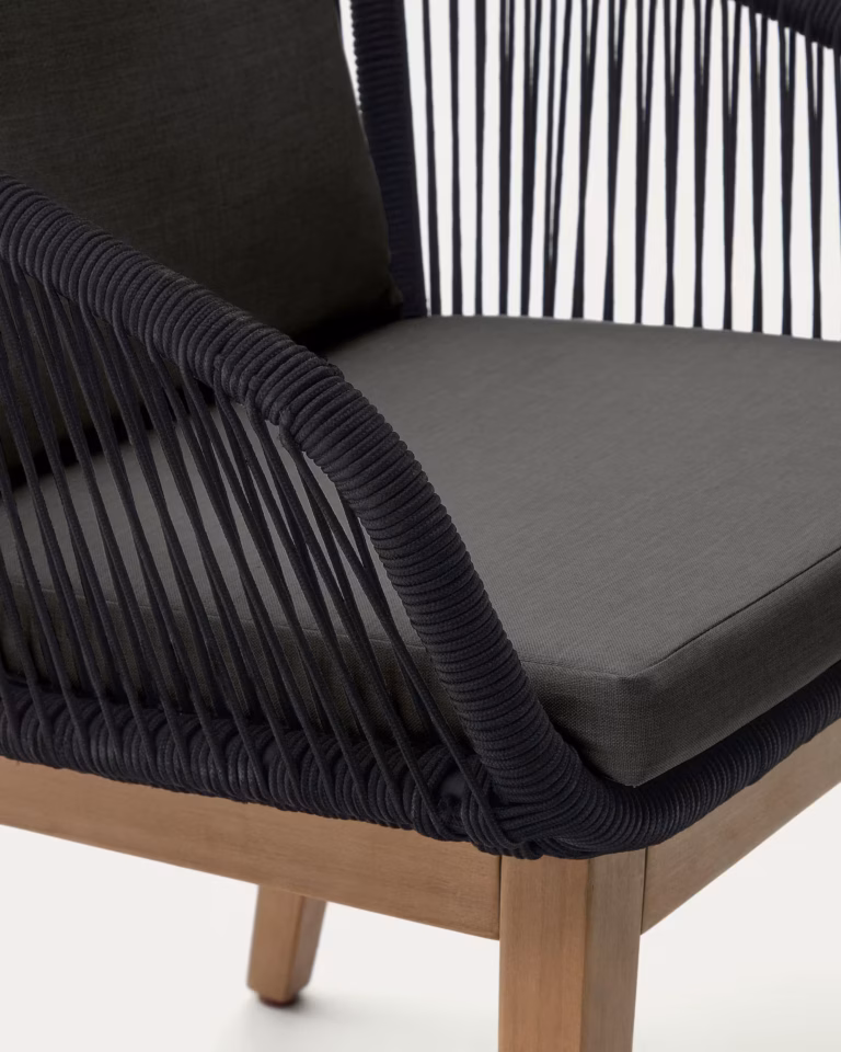 Vrtna Stolica Portalo Dark Kave Home 4