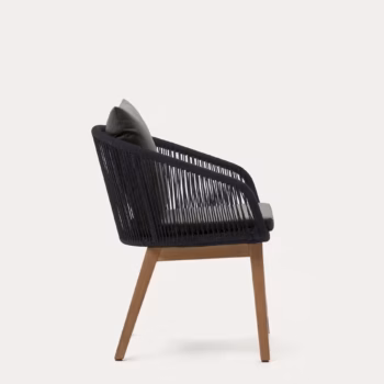Vrtna Stolica Portalo Dark Kave Home 5