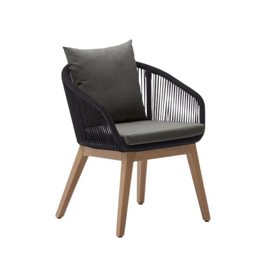 Vrtna Stolica Portalo Dark Kave Home