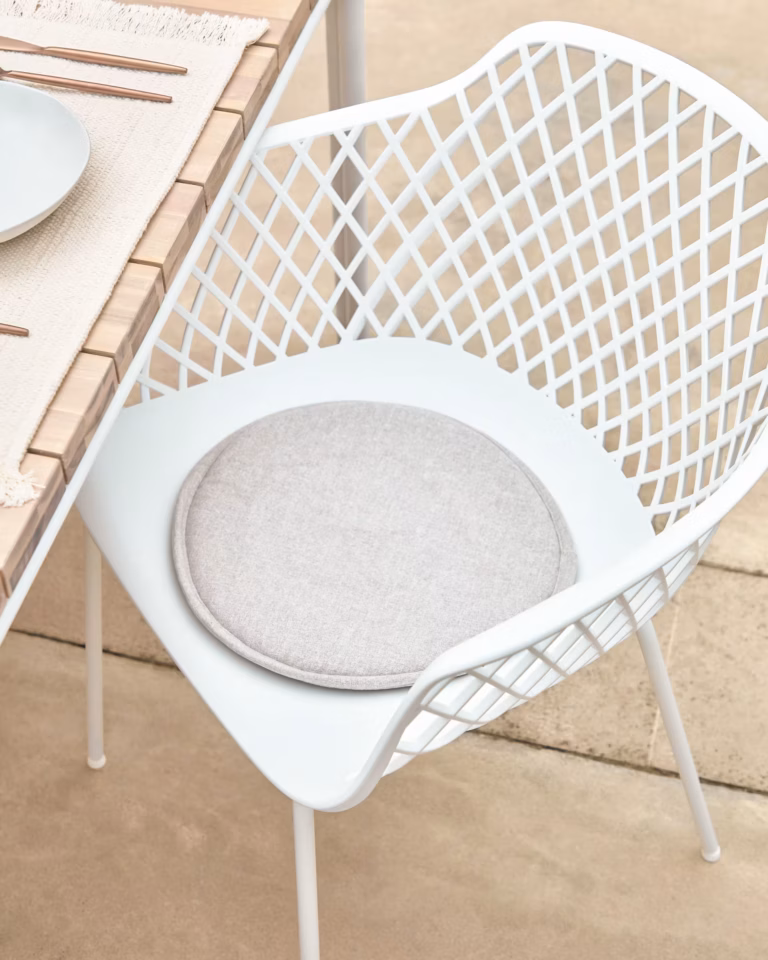 Vrtna Stolica Quinn White Kave Home 3