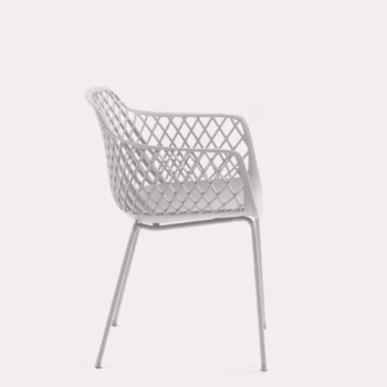 Vrtna Stolica Quinn White Kave Home 4