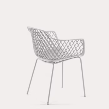 Vrtna Stolica Quinn White Kave Home 5