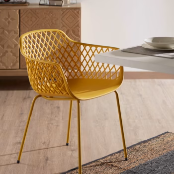 Vrtna Stolica Quinn Yellow Kave Home 3