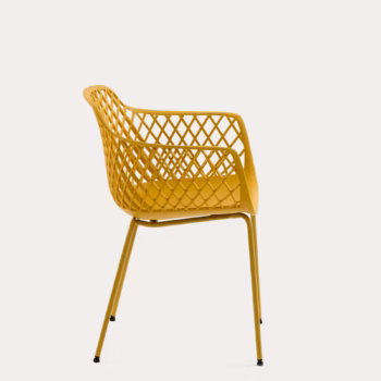 Vrtna Stolica Quinn Yellow Kave Home 4