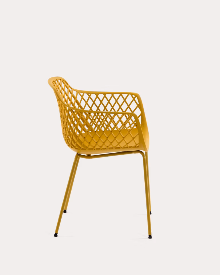 Vrtna Stolica Quinn Yellow Kave Home 4