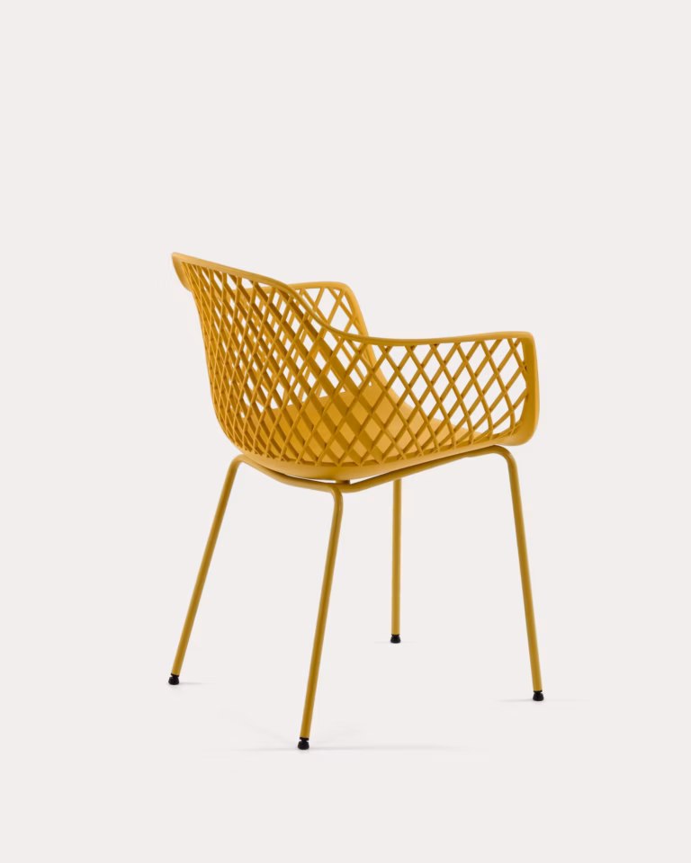 Vrtna Stolica Quinn Yellow Kave Home 5