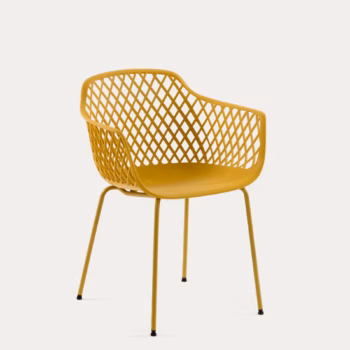Vrtna Stolica Quinn Yellow Kave Home 6